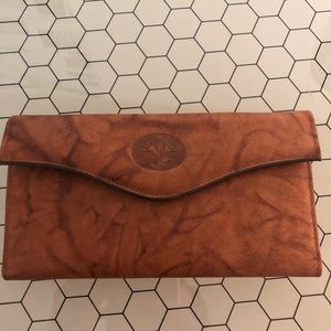 Buxton Heiress Leather Wallet Clutch Trifold